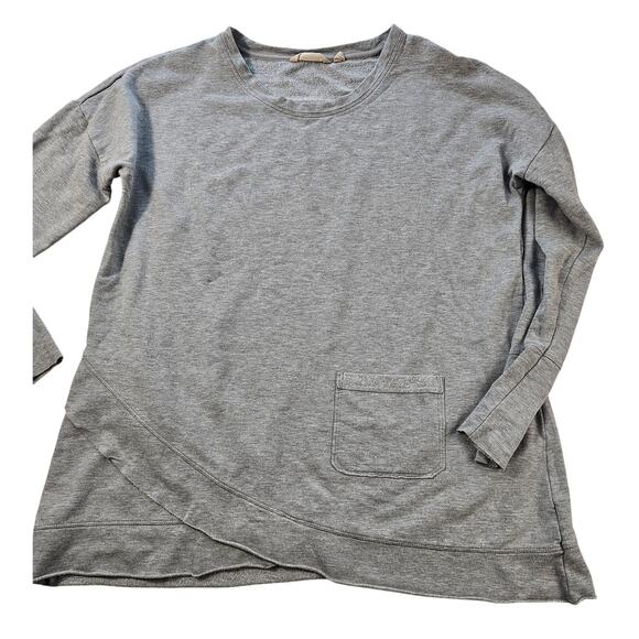 Soft surroundings XL women's asymmetrical hem sweater tunic fleece lined warm ^ - Picture 3 of 8